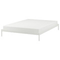 VEVELSTAD Bed frame, white, 140x200 cm