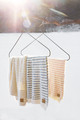 Elodie Details Furry Knit Blanket - Faded Rose
