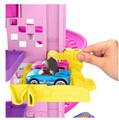 Hot Wheels Racerverse Barbie Spiral Race Track Set With Barbie “Malibu” JDD65 3+