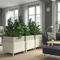 MITTZON Acoustic plant box with castors, Gunnared beige, 70x70x75 cm