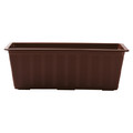 Balcony Plant Pot Box 40 cm, brown