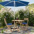 KLÖSAN Chair cushion, outdoor, dark blue, 35 cm