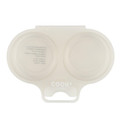 Silicone Microwave Egg Poacher, white