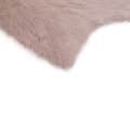 GoodHome Rug Faux Fur 60 x 90 cm, pink