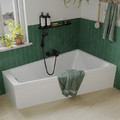 GoodHome Acrylic Bathtub Teesta 160x90 cm, right