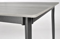 Outdor Dining Table BOSANO 150, black/grey