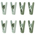 SLIBB Clothes peg, green, 8 pack