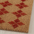 VINTERFINT Door mat, red, 40x60 cm