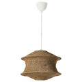 BLÅSTÅNG / HAVSDJUP Pendant lamp, beige/white, 45 cm