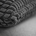 SVARTPOPPEL Cushion cover, anthracite, 50x50 cm
