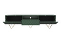 TV Cabinet Scalia, matt labrador/gold legs