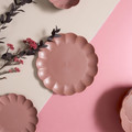 Plate Iris 25.5cm, pink