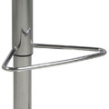 Bar Stool Sylvia, white/chrome