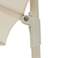 Garden Parasol Umbrella GoodHome Kalanga 2.5 x 2.5 m, white