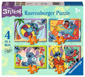 Ravensburger Children's Puzzle Disney Stitch 4in1 3+