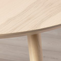 LISABO / ÄLVSTA Table and 4 chairs, ash veneer/rattan white, 105 cm
