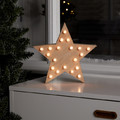 Christmas LED Decoration Star, wood
