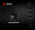 Savio Gaming Mouse Pad Mousepad Precision Control S 250x250x2 mm