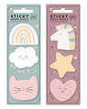 Sticky Notes Sweet 45x45/25 Sheets, 1pc, assorted patterns