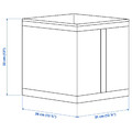 SKUBB Box, white, 31x34x33 cm
