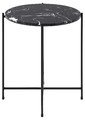 Coffee Table Avila, high, black marble