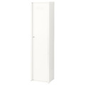 IVAR Cabinet with door, white, 40x160 cm
