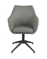 Swivel Armchair Nora, grey