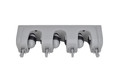 AW Tool Holder Wall-Mount, 3 Slots, 4 Hooks
