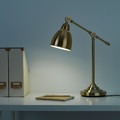 BAROMETER Work lamp, brass-colour