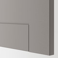 ENHET Wall cb w 2 shlvs/door, white/grey frame, 60x32x75 cm