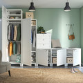 SANNIDAL Drawer, white/white, 60x57x20 cm
