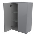 Bathroom Wall Cabinet GoodHome Imandra 60x90x36cm, grey