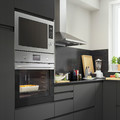 FRILLESBO True fan oven, pyrolytic added steam function/stainless steel colour IKEA 500