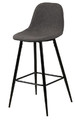 Bar Stool Wilma, grey/black