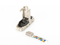 Digitus Shielded RJ45 Connector for Field Assembly AWG 22-27, 10 GBit ethernet, PoE+