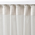 ROSENROBINIA Sheer curtains, 1 pair, white, 145x300 cm