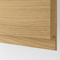 METOD / MAXIMERA Hi cab f ov w dr/2 frnt/1 m/1 h drw, white/Voxtorp oak effect, 60x60x220 cm