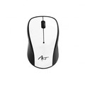 ART Wireless Optical Mouse AM-92C, white/black