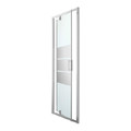 GoodHome Pivot Shower Door Beloya 70 cm, chrome/mirror glass