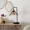 Table Lamp Anel, black/rattan