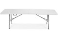 Portable Folding Table Banquet Table 240cm, white