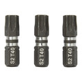 Erbauer Impact Bits 25 mm TX40, 3 pack