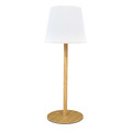 Table Lamp Chargeable, wood effect