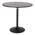 Table Hvar 80cm, black