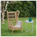 RISHOLMEN Wing chair, in/outdoor, brown