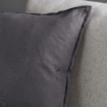 GURLI Cushion cover, dark grey, 65x65 cm
