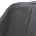 Armchair Chisa, velvet, dark grey