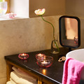 LOTSFÅGEL Scented tealight, Red berries light pink, 3.5 hr, 30-pack