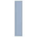 SANNIDAL Door with hinges, blue, 40x180 cm