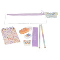 School Set Pencil Case with Accessories Pastel